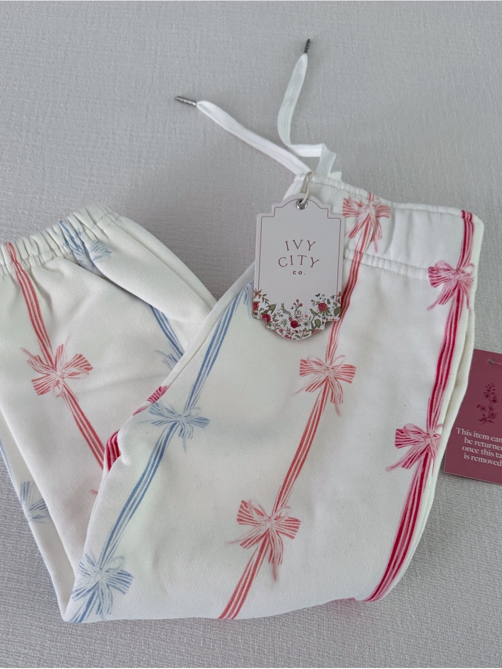 Ivy City co Bow Sweatpants